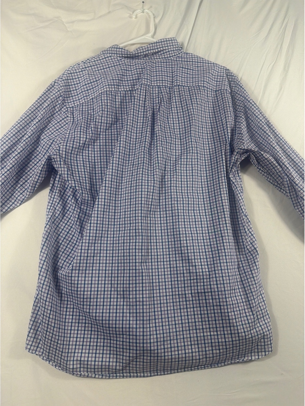 J.Crew The Offshore Performance Shirt Blue and Purple Check Button-Down - Picture 6 of 6